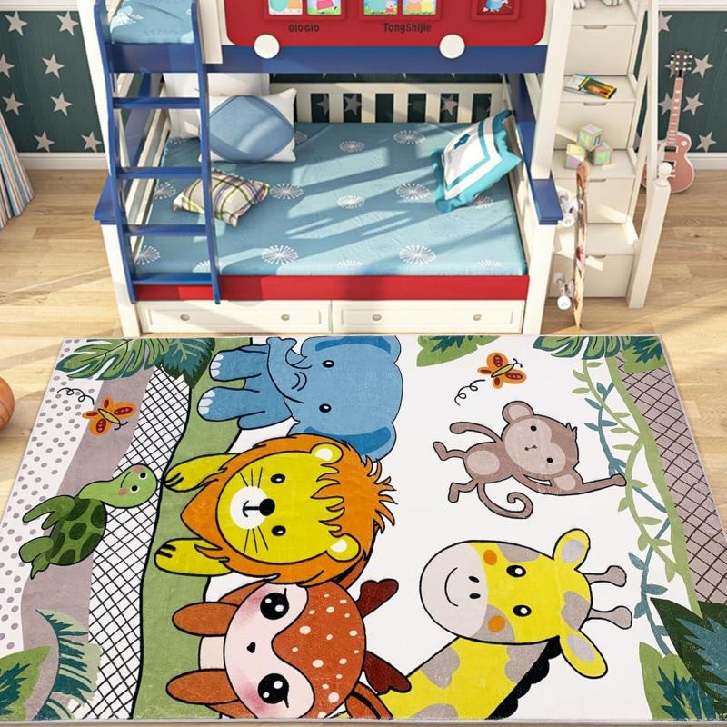 washable soft toddler rug