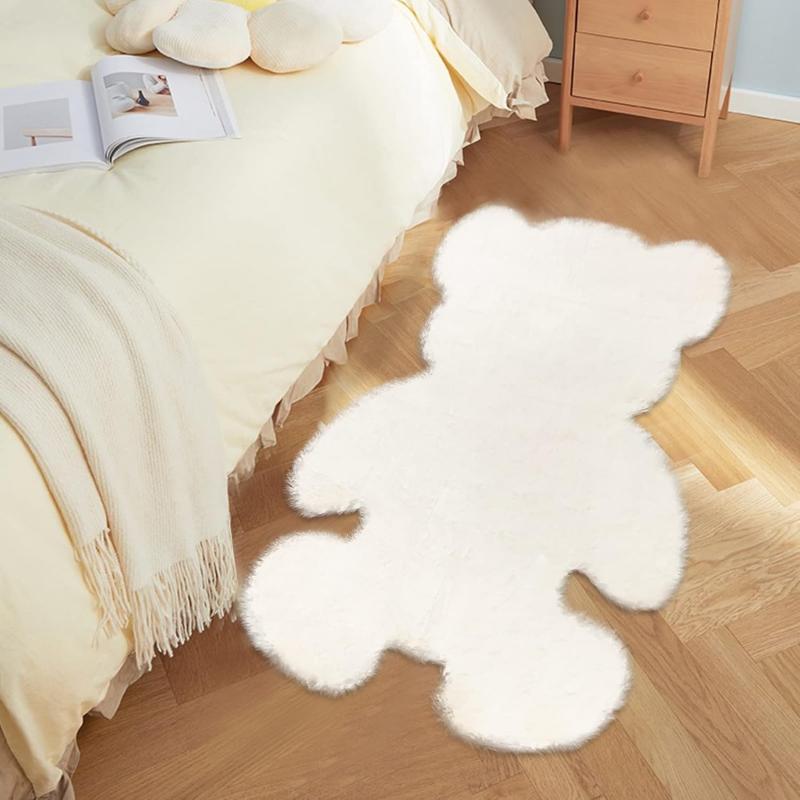 white bear girls rug