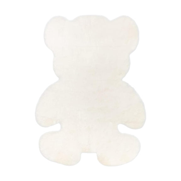 white small bear rug